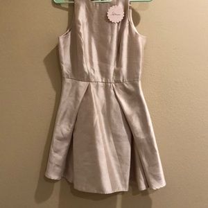 Elegant cream A line dress